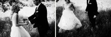 black and white port huron wedding photography