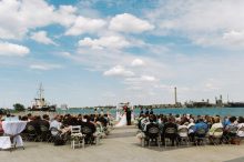 outdoor waterfront ceremony port huron