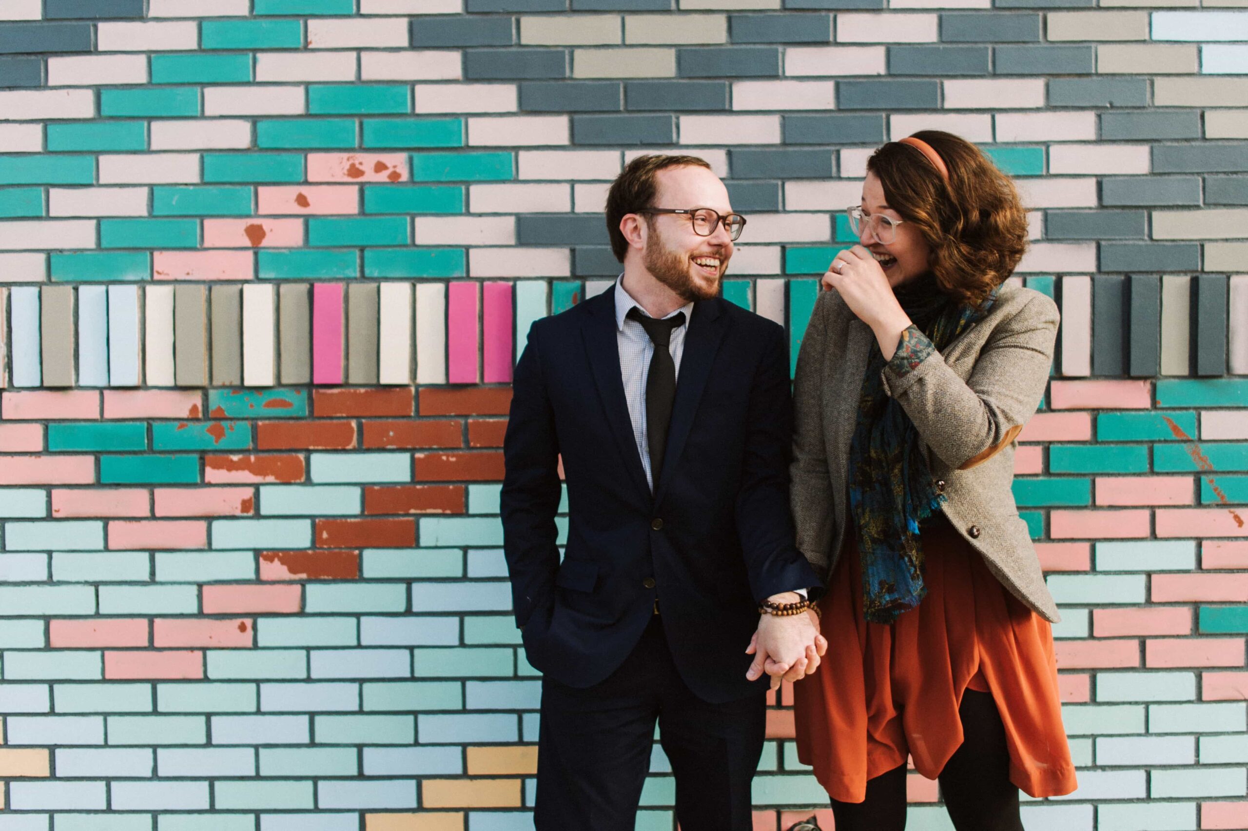 candid engagement photos