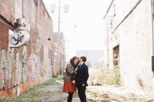 detroit urban exploration wedding photos