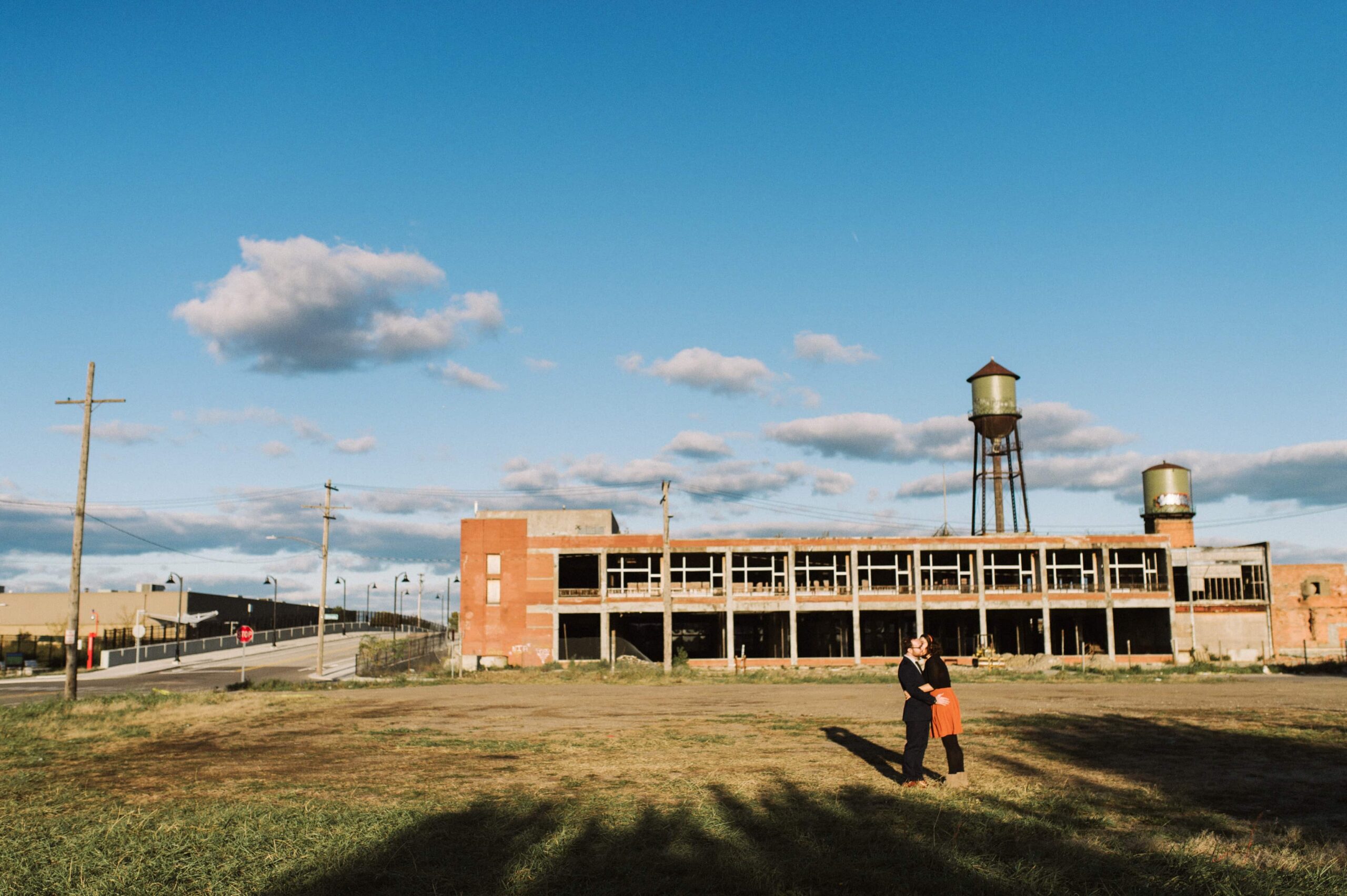 detroit urbex engagement session