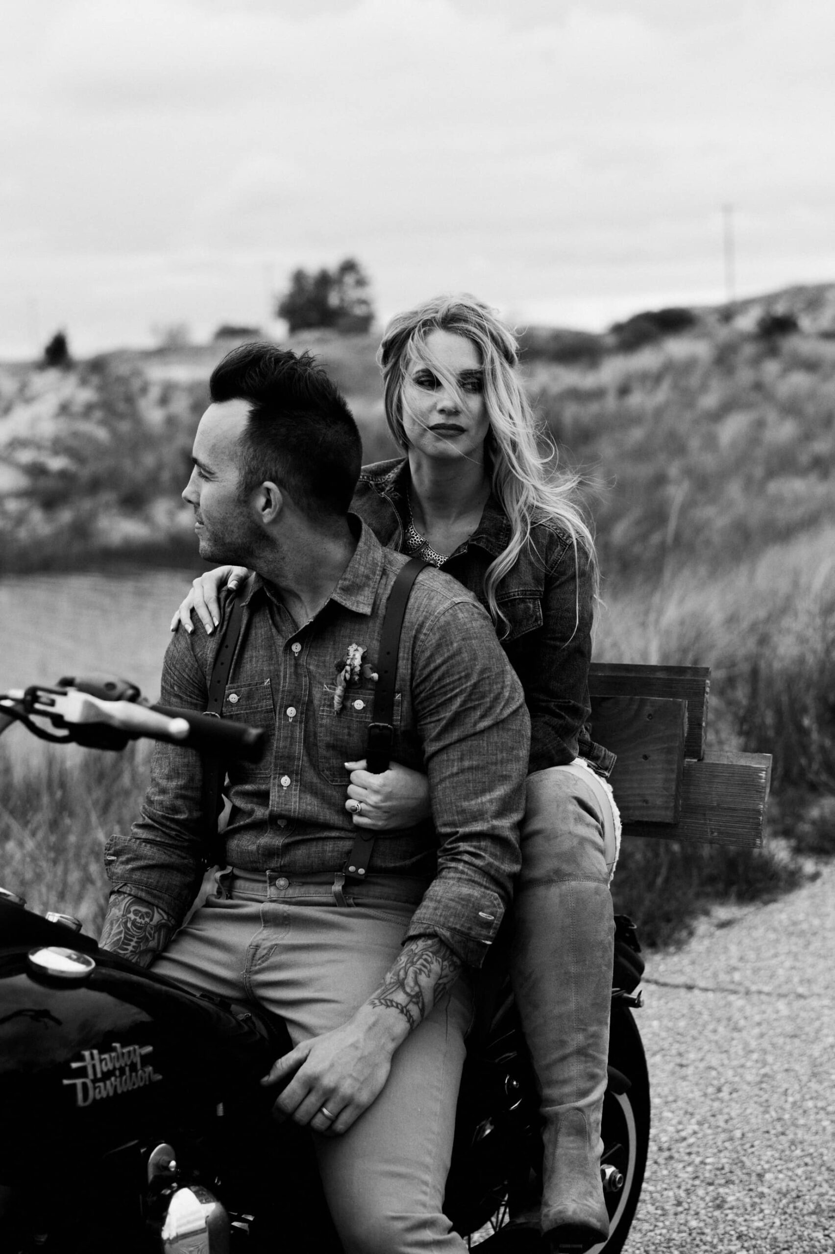 badass wedding portraits