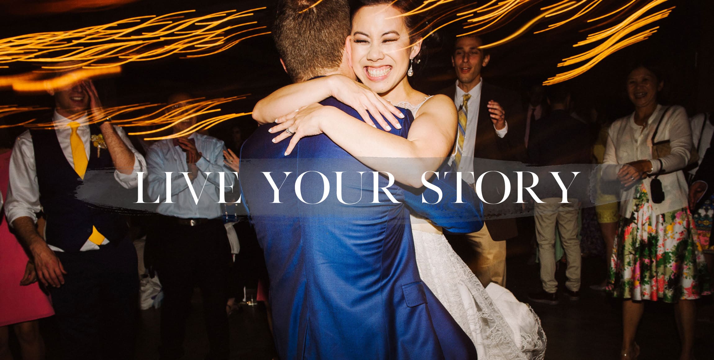 bride and groom dancing during their wedding reception