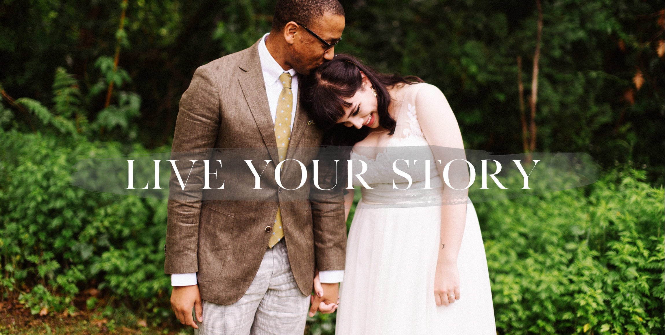 a couple shares a candid moment together at their backyard wedding by Port Huron photographer Heather Jowett