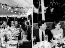 timeless black and white wedding receptipn photography