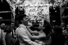bride and groom dance the night away at their cornman farms wedding reception