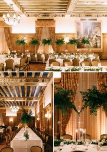 details from a Detroit Athletic Club wedding with florals by Ines and Marie by Detroit wedding photographer Heather Jowett