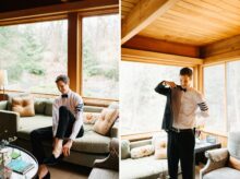 groom getting ready for wedding 1