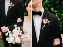 details of personal florals at a Planterra Conservatory Wedding by wedding photographer Heather Jowett 1