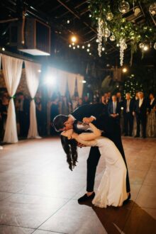 First dance at a Planterra Conservatory Wedding