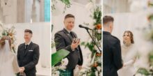 the officiant describes the scottish wedding tradition of drinking from a quaich
