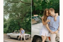 natural engagement photos with relaxed connection