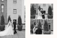 An emotional first look on the rooftop of the Shinola Hotel