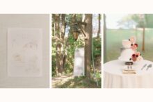 A weddng welcome sign for a wedding at a private residence