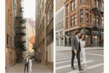engagement photos in downtown detroit