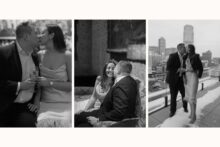 engaged couple embracing during engagement session