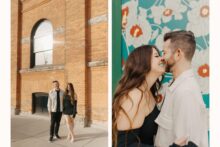 engagement photos in downtown detroit