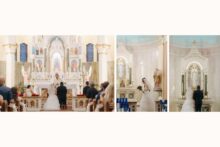 Sacred moments from a catholic wedding ceremony photographed with an editorial eye.