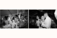 Unfiltered reception moments at the Perry Hotel showcasing a lively and energetic wedding celebration