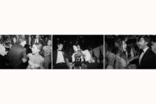 Bride and groom dancing the night away at their wedding reception.